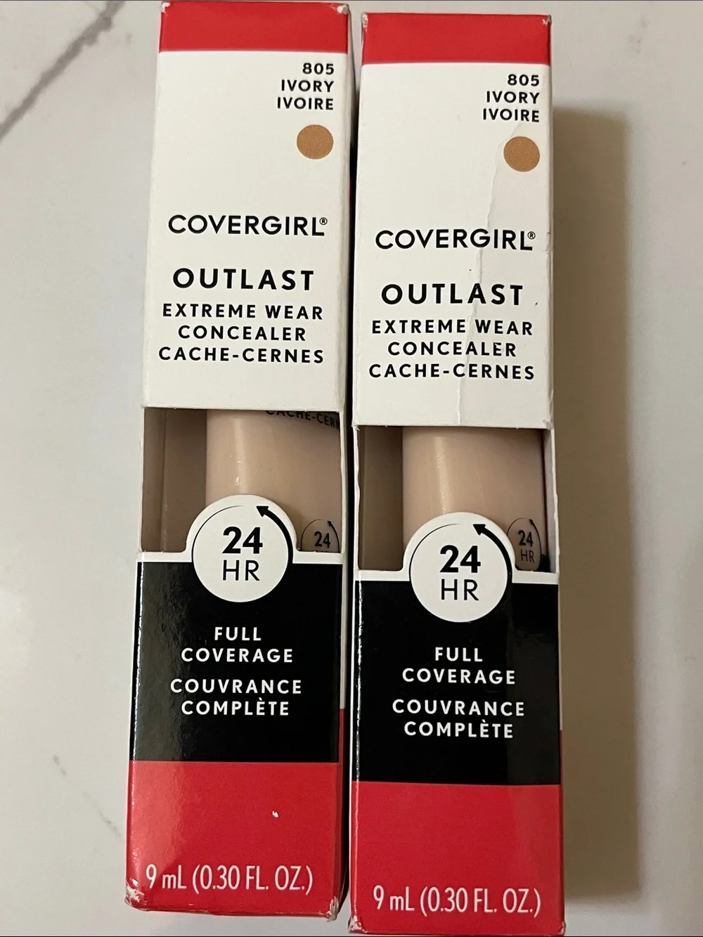 Covergirl makeup bundle concealer and loose powder ivory